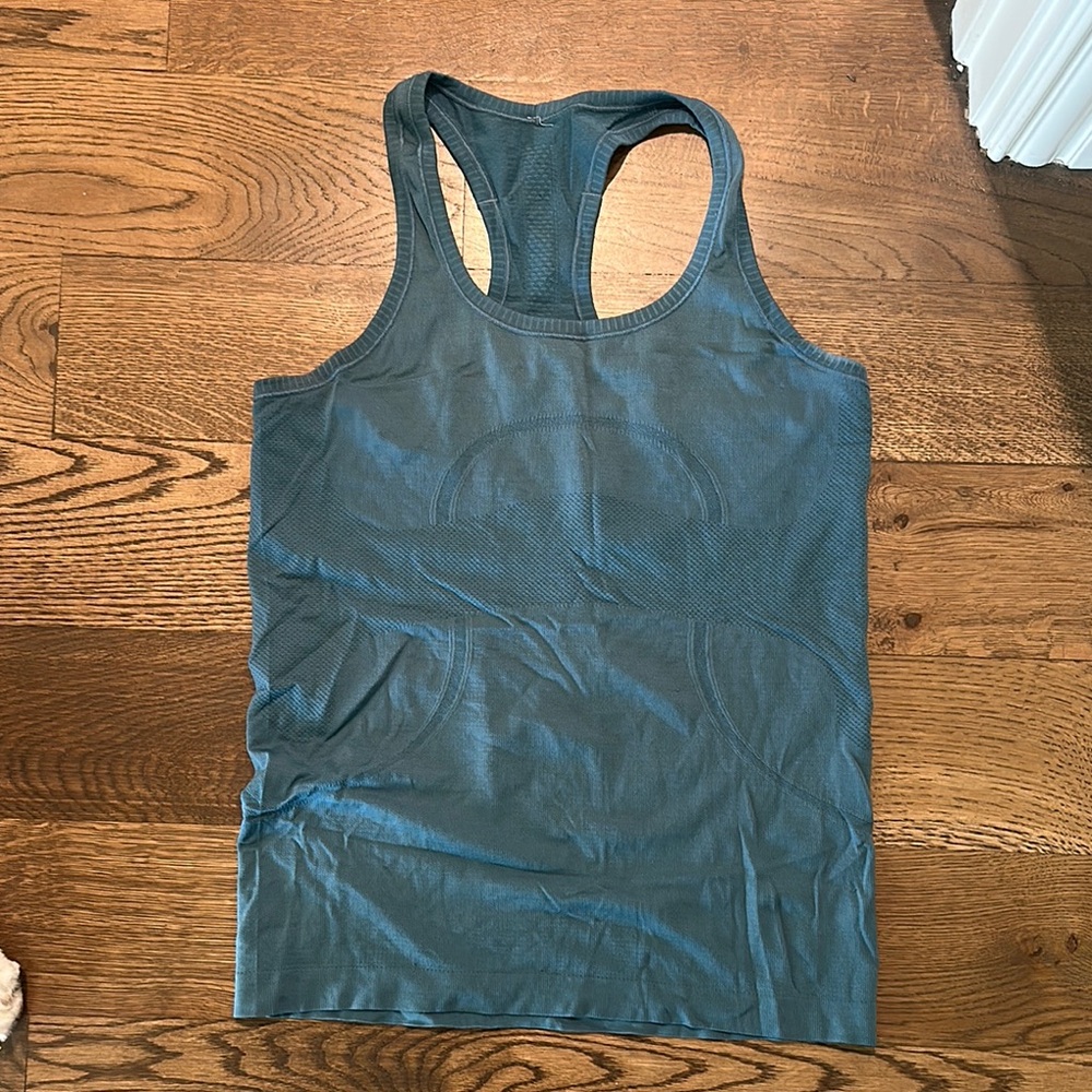 lululemon athletica Blue Tank Top